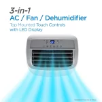 BLACK+DECKER 8,000 BTU Portable Air Conditioner up to 350 Sq.Ft - Image 6
